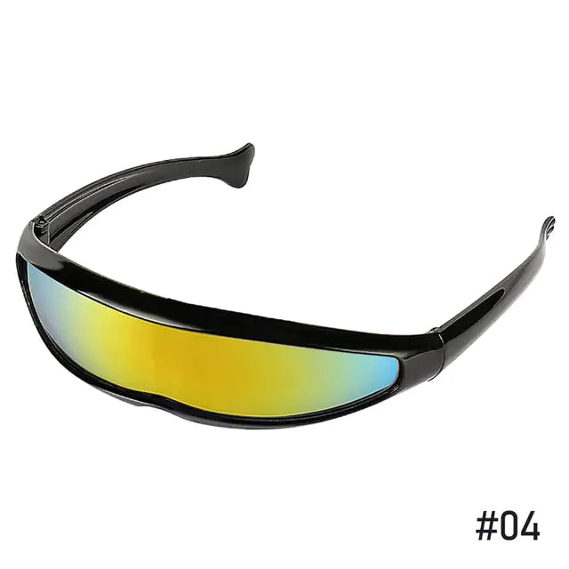 Futuristic Narrow Cyclops Sunglasses SH8