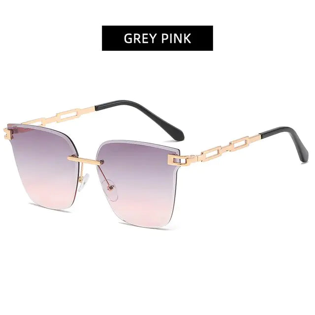 UV400 Cat Eye Sunglasses Frameless SH13