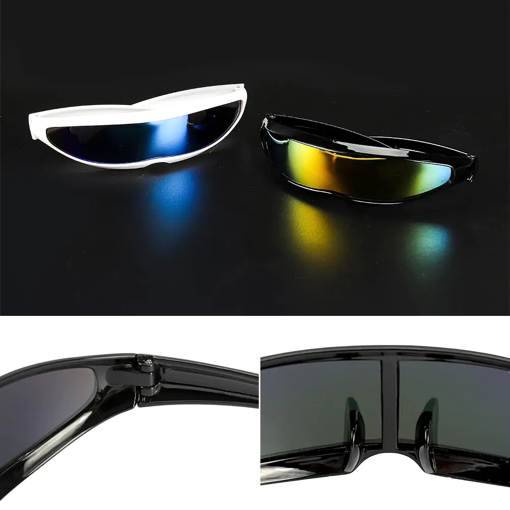 Futuristic Narrow Cyclops Sunglasses SH8