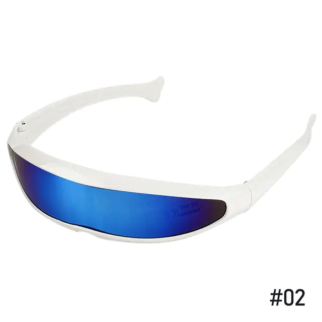 Futuristic Narrow Cyclops Sunglasses SH8