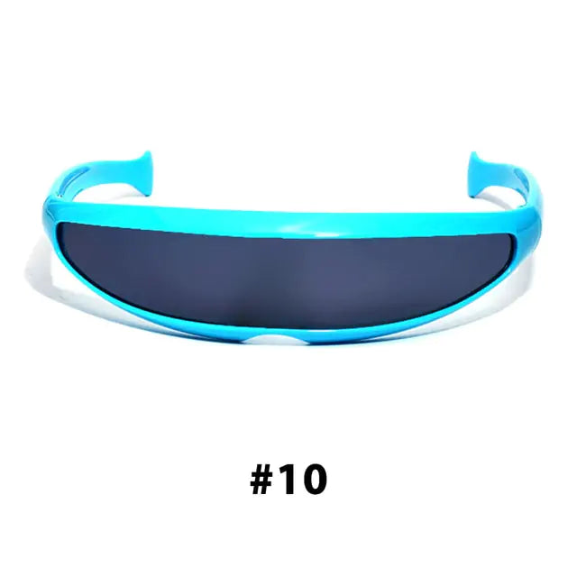 Futuristic Narrow Cyclops Sunglasses SH8