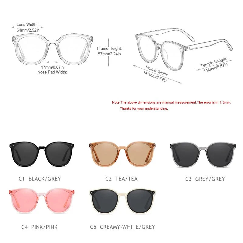 Oversized Polarized Sunglasses SH15