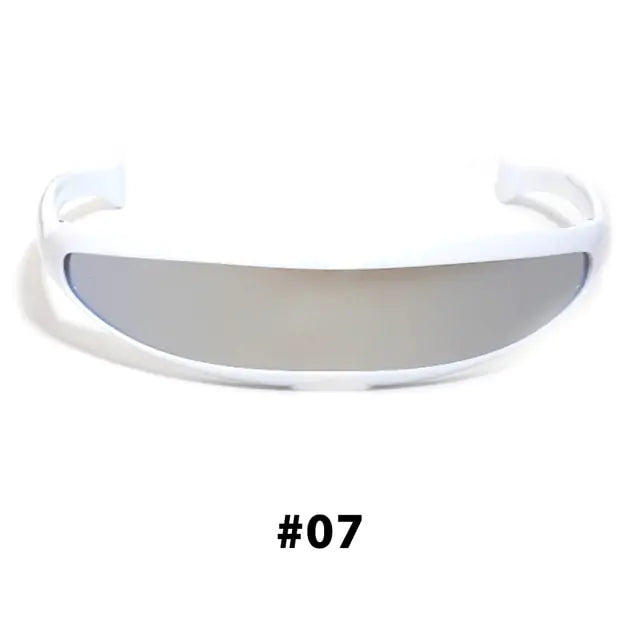 Futuristic Narrow Cyclops Sunglasses SH8