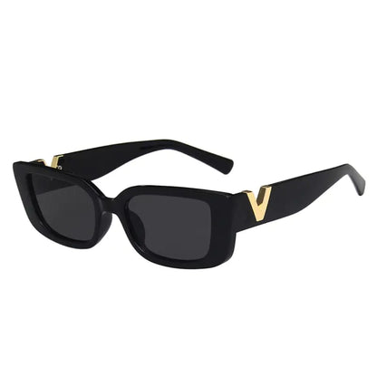 Retro Rectangle Sunglasses for Women SH17