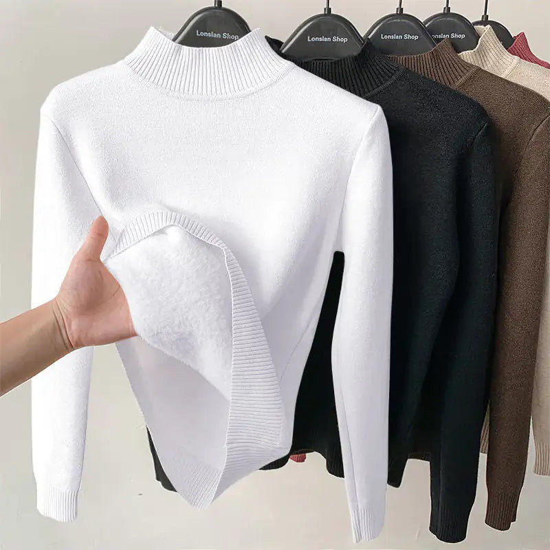 Women Turtleneck Autumn Winter Sweater WC4