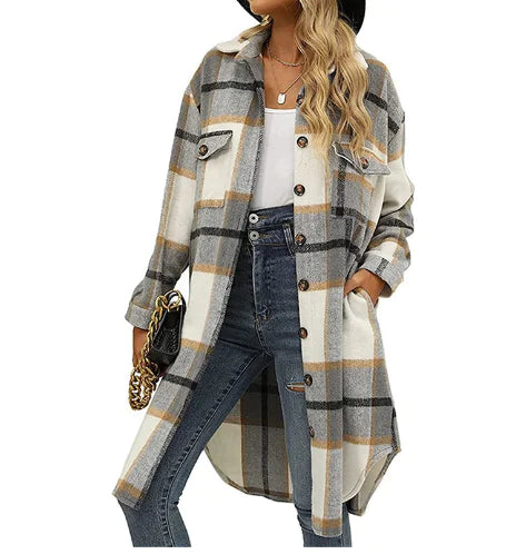 Dropped Shoulder Duster Coat C5