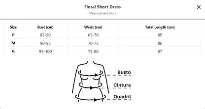 Floral Short Dress SS3