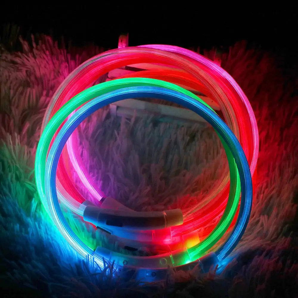 LED Waterproof Dog Collars PL5