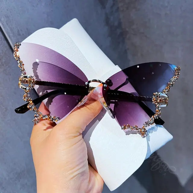 Diamond Butterfly Sunglasses SH6