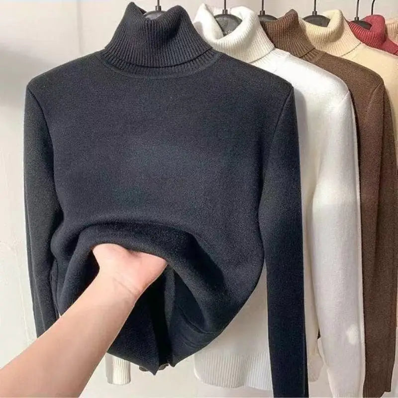 Women Turtleneck Autumn Winter Sweater WC4