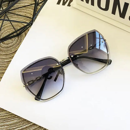 Fashion Rimless Square Women's Sunglasses SH7