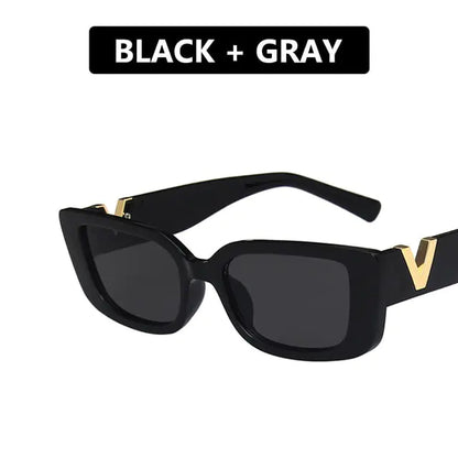 Retro Rectangle Sunglasses for Women SH17