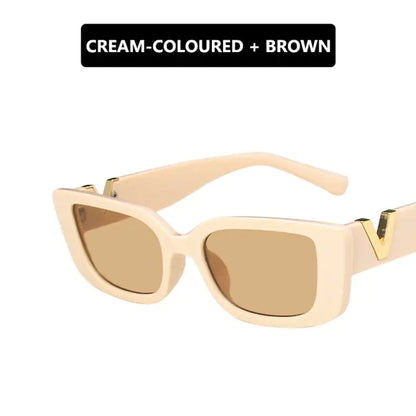 Retro Rectangle Sunglasses for Women SH17