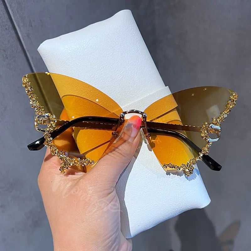 Diamond Butterfly Sunglasses SH6