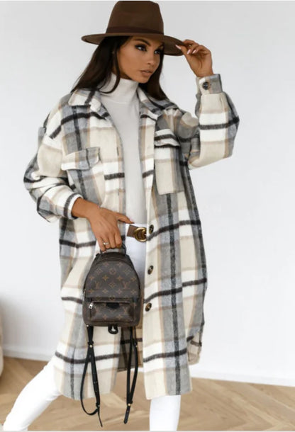 Dropped Shoulder Duster Coat C5