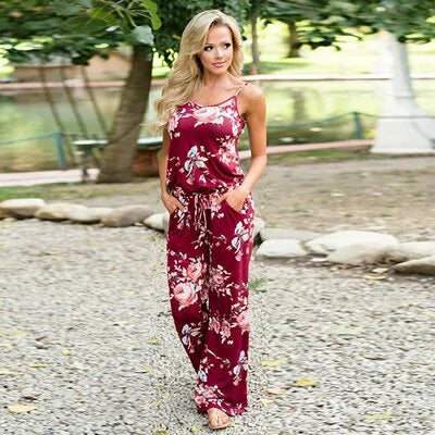 Floral Jumpsuit Fashion Trend JP3