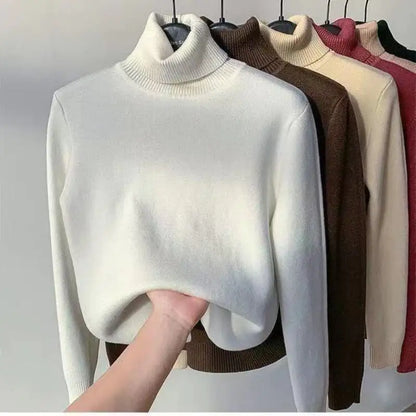 Women Turtleneck Autumn Winter Sweater WC4