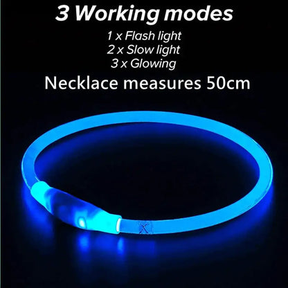 LED Waterproof Dog Collars PL5